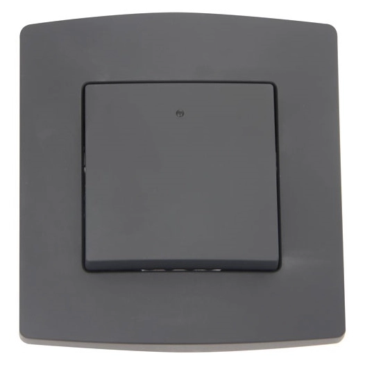 interrupteur bi-polaire 1 module 10a noir - profile