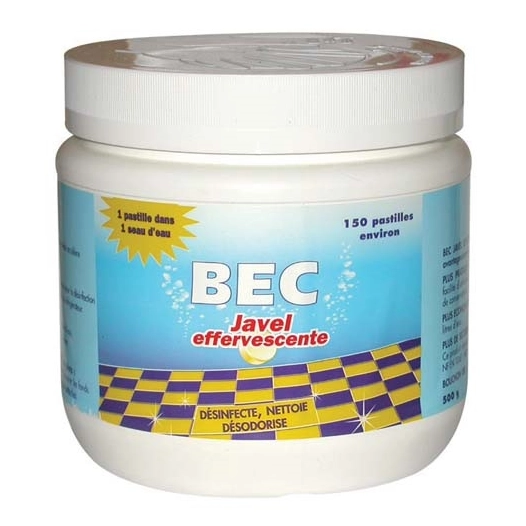javel bec effervescente x 150 pastilles - bec