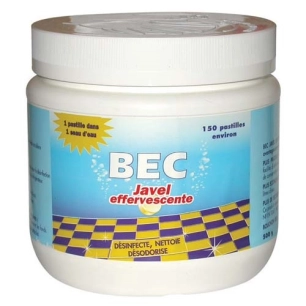 javel bec effervescente x 150 pastilles - bec
