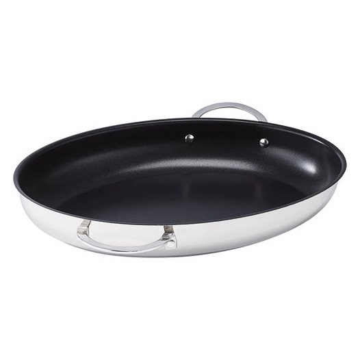 poêle à poisson ovale 37.5 cm - beka
