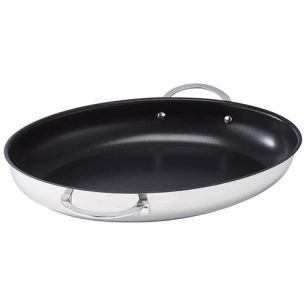 poêle à poisson ovale 37.5 cm - beka