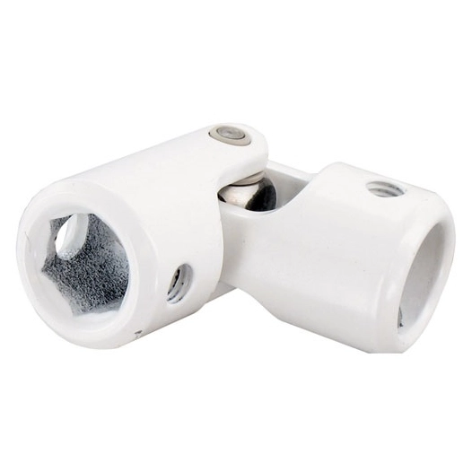 cardan 6 pans de 10 et diamètre 12 blanc sc - vynex