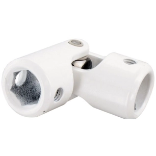 cardan 6 pans de 10 et diamètre 12 blanc sc - vynex