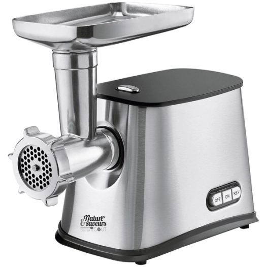 hachoir à viande inox n°8 - nsha8ptkl - nature et saveurs