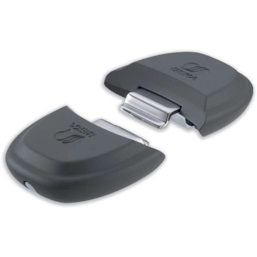 lot de 2 anses amovibles grises - select - beka