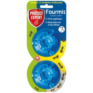 anti fourmis 2 boites appâts x2g - protect expert