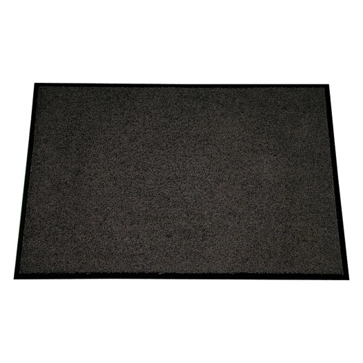tapis mirande noir 60x80 cm - idmat