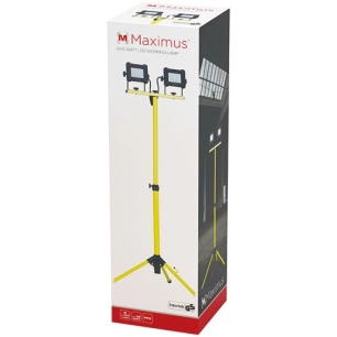 projecteur double filaire sur pied 2 x 750 lumens - maximus