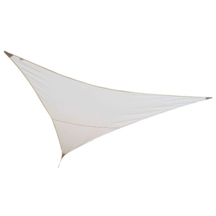 voile ombrage triangulaire first 3x3m sable - jardiline