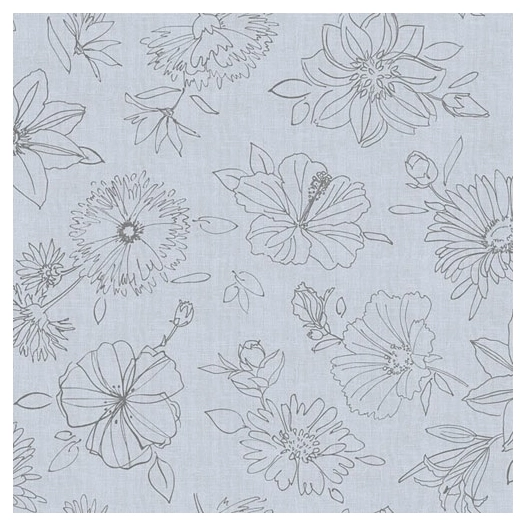 nappe ronde manhattan palmas gris 150cm - d-c-table