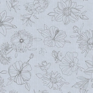 nappe ronde manhattan palmas gris 150cm - d-c-table