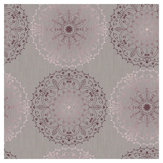 nappe ronde monte carlo charlene gris 150cm - d-c-table