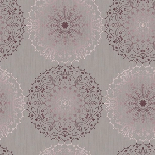 nappe ronde monte carlo charlene gris 150cm - d-c-table