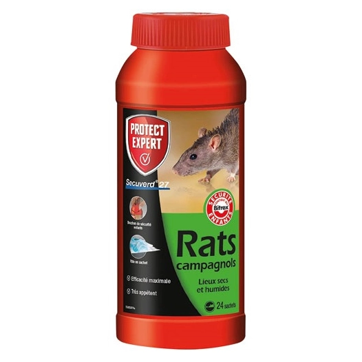rats campagnols pâtes 240g - protect expert
