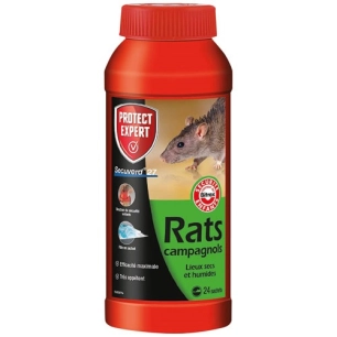 rats campagnols pâtes 240g - protect expert