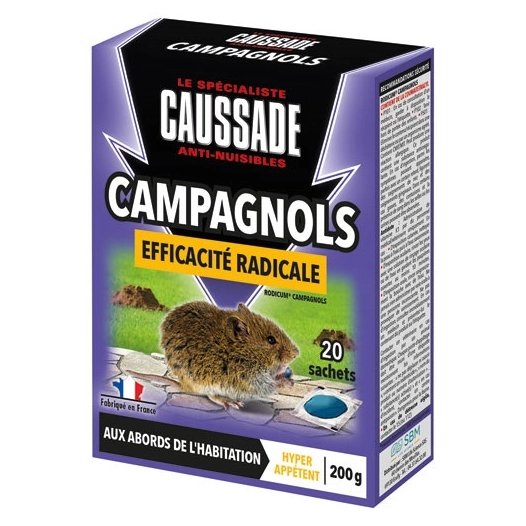 campagnols éfficacité radicale 200g - caussade