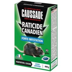 raticide canadien forte infestation 400g - caussade