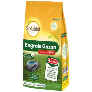 engrais gazon professionnel 5kg - solabiol