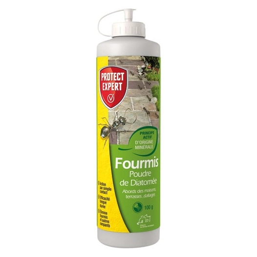 fourmis poudre de diatomée 100g - protect expert