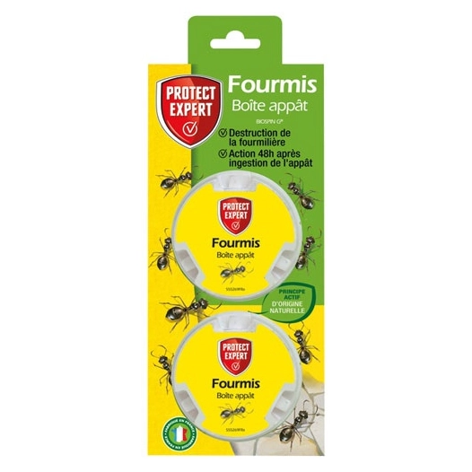 fourmis boite gel appât 2 x 10g - protect expert