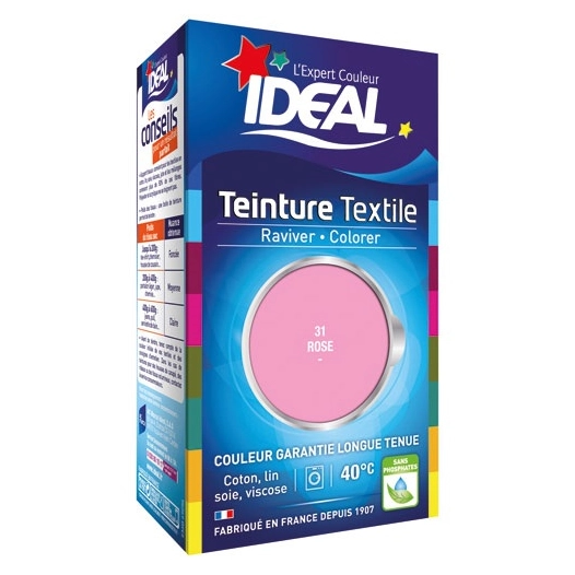 teinture liquide grand teint - 40 ml - rose - ideal