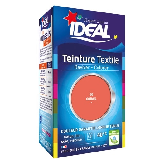teinture idéal grand teint liquide - 40ml - corail - ideal