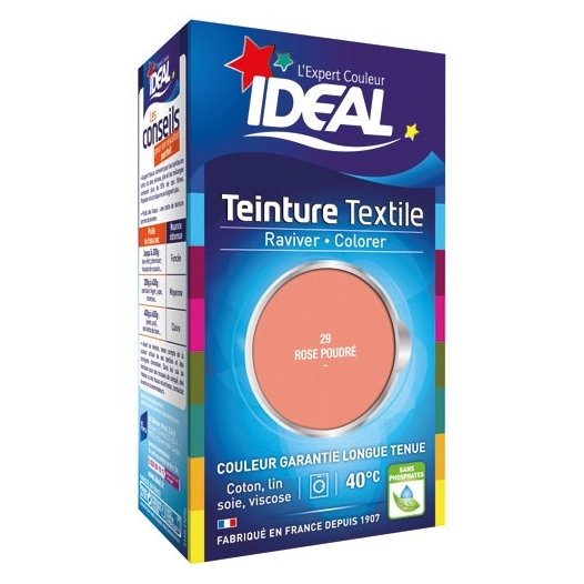 teinture liquide grand teint - 40 ml - rose poudré - ideal