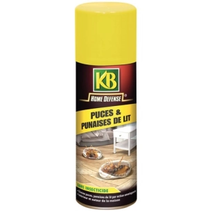 aérosol puces punaises sans incecticide 300ml - kb home defense