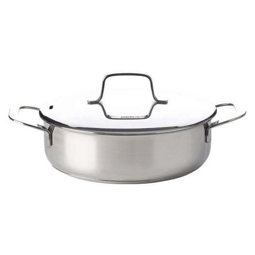 sauteuse inox 24 cm + couvercle - maestro - beka