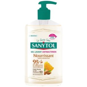 sanytol gel lavant mains antibacterien nourrissant 250ml - sanytol