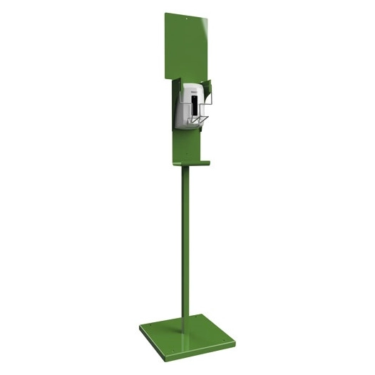 borne de désinfection des mains 1.1l vert - rossignol