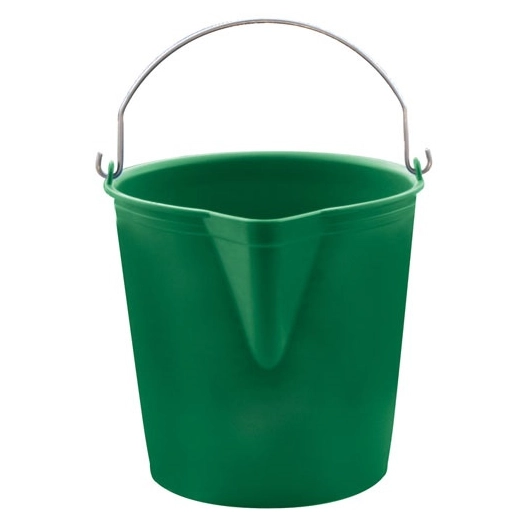 seau à bec 17l vert - aluminium et plastiq