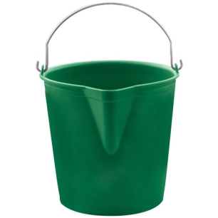 seau à bec 17l vert - aluminium et plastiq
