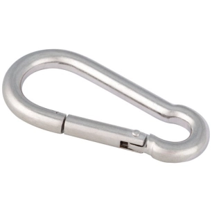 mousqueton inox 8mm lg 80mm x lg 40mm - jardiline