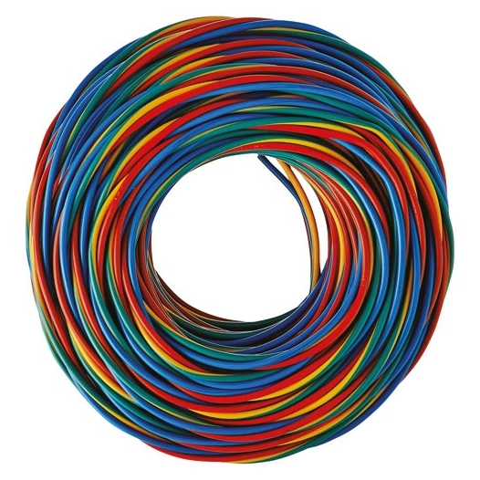 câble trifacil 3g2.5 vu 10 m rouge bleu violet - electraline