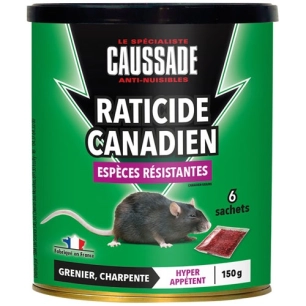 raticide canadien céréales 150g - caussade