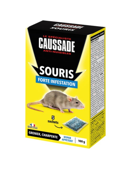 Souris Céréales Foudroyant Rodenticide foudroyant - CAUSSADE