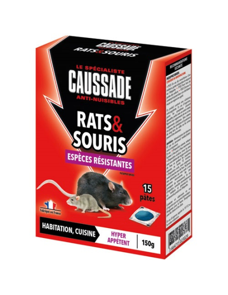 Appât Rats Souris Résistantes Caussade Éradication espèces résistantes - CAUSSADE