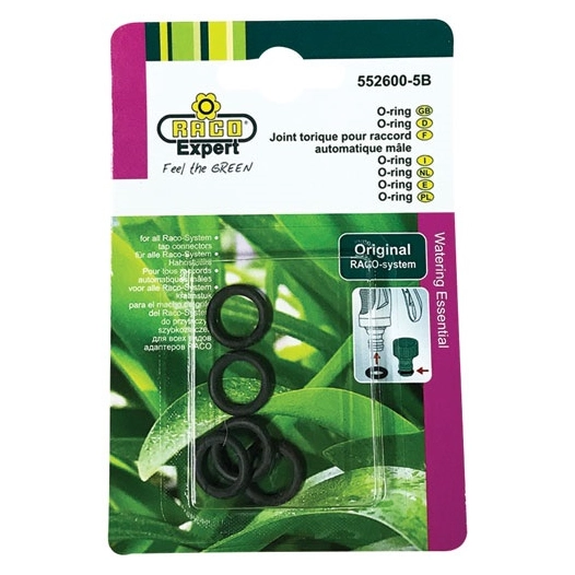 joint torique x 5 pour raccords arrosage mâles sc - raco expert