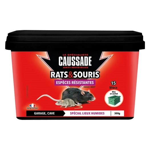 rats souris espèces résistantes 300g - caussade