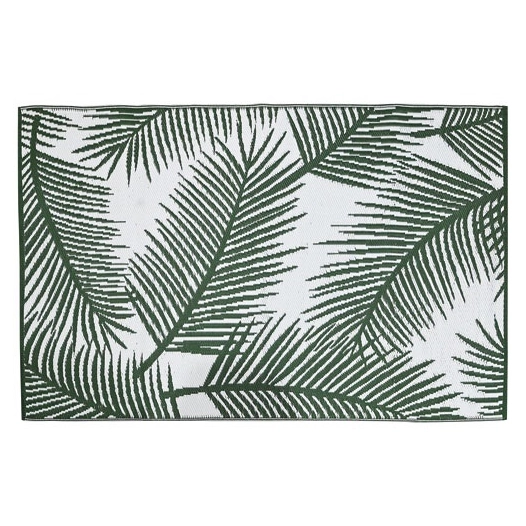 tapis extérieur jacquard 120 x 180 cm palmera - jardiline