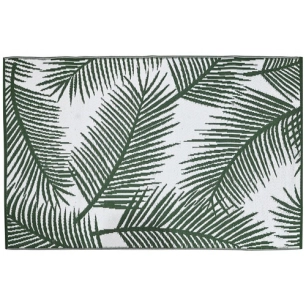tapis extérieur jacquard 120 x 180 cm palmera - jardiline