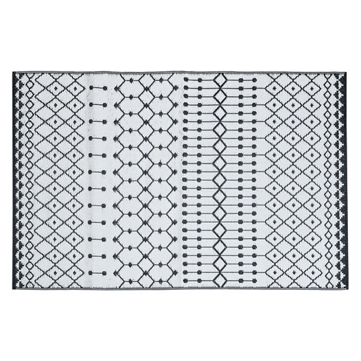 tapis extérieur jacquard 160 x 240 cm agadir - jardiline
