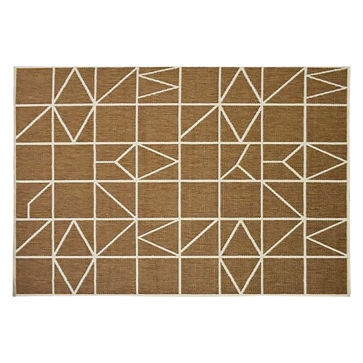 tapis extérieur laine synthétique 115 x 180 cm alexandrie - jardiline