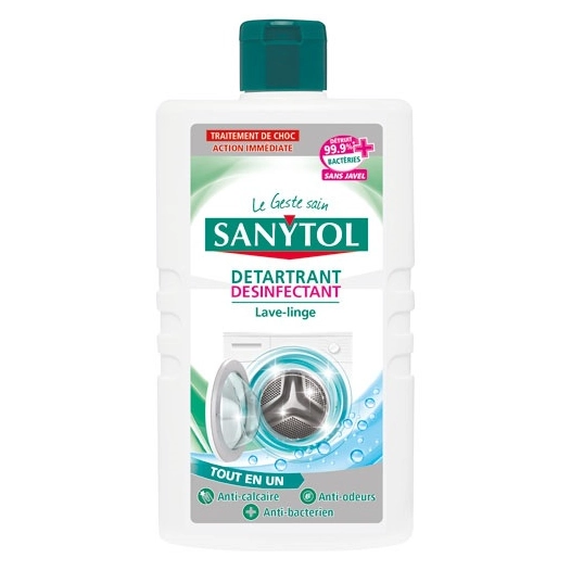 sanytol détartrant désinfectant lave linge 250ml - sanytol