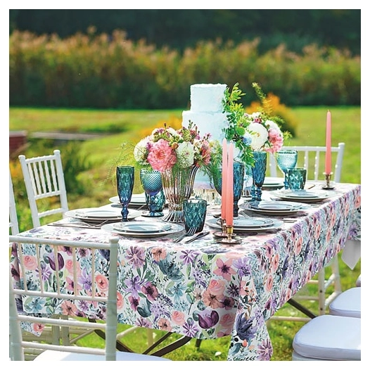 nappe toile ciree manhattan floria 20mx140cm - d-c-table