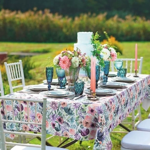 nappe toile ciree manhattan floria 20mx140cm - d-c-table