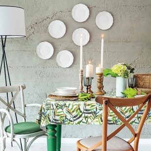 nappe toile ciree manhattan lorina 20mx140cm - d-c-table