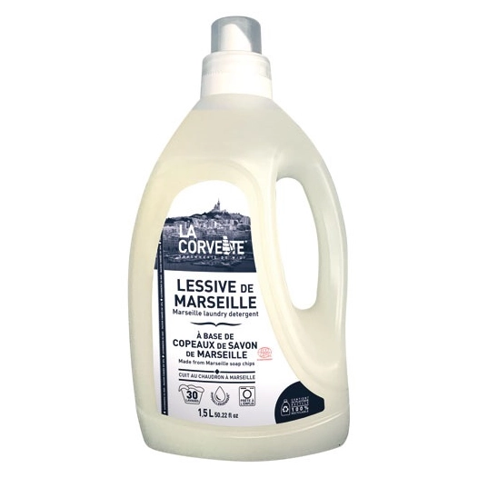 lessive de savon de marseille ecocert 1.5l - la corvette