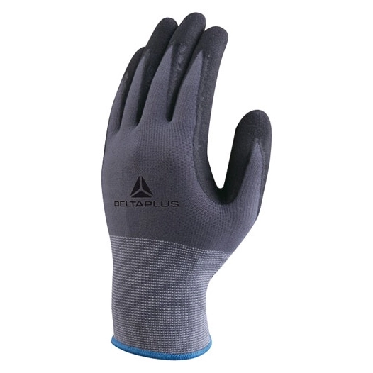 gant tricot polyamide paume nitrile/pu picots taille 9 - delta plus